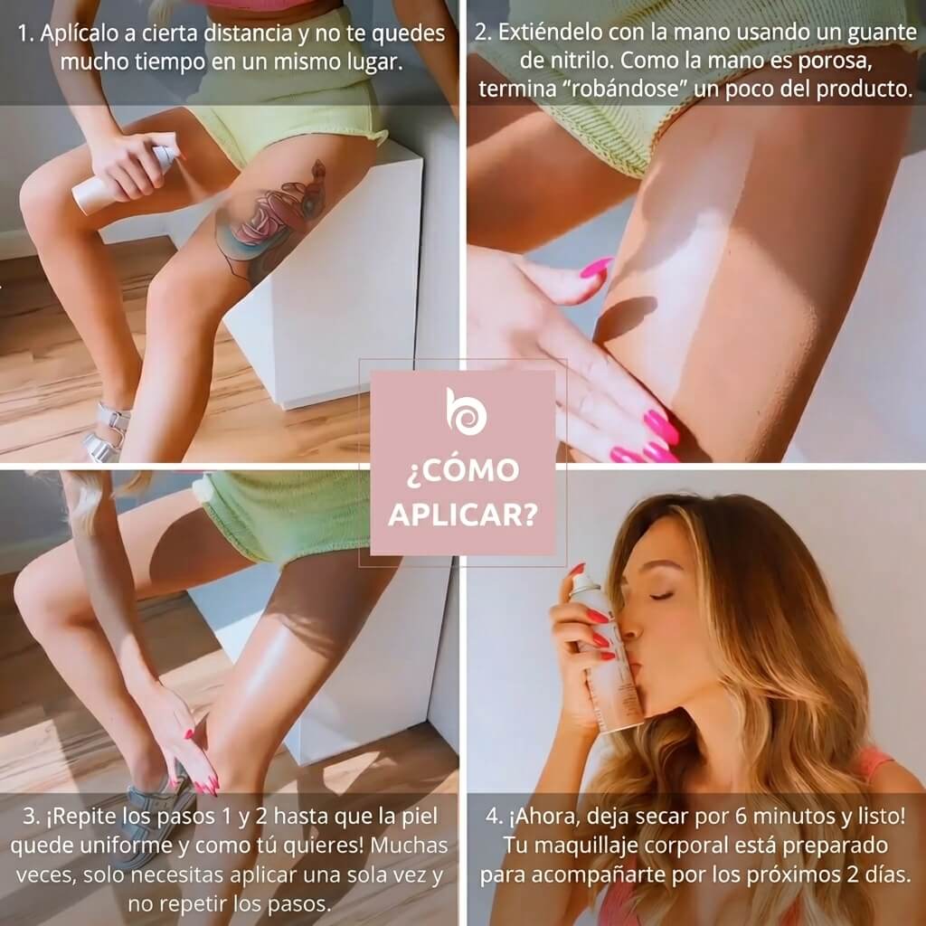 Leg Makeup – Maquillaje Corporal en Spray